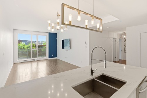 Autre - 316-4959 Rue Jean-Talon O., Montréal (Côte-Des-Neiges/Notre-Dame-De-Grâce), QC - Indoor Photo Showing Kitchen With Double Sink