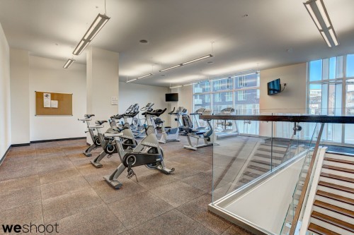 Salle d'exercice - 316-4959 Rue Jean-Talon O., Montréal (Côte-Des-Neiges/Notre-Dame-De-Grâce), QC - Indoor Photo Showing Gym Room