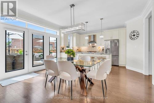 17 Mitchell Crescent, Mono, ON - Indoor Photo Showing Dining Room With Fireplace