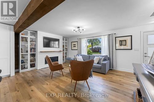Fireplace with Built-Ins - 1373 Orchard Avenue, Fort Erie (Crescent Park), ON 
