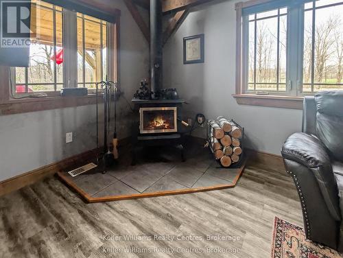 Woodstove. - 462028 Concession 24 Road, Georgian Bluffs, ON 