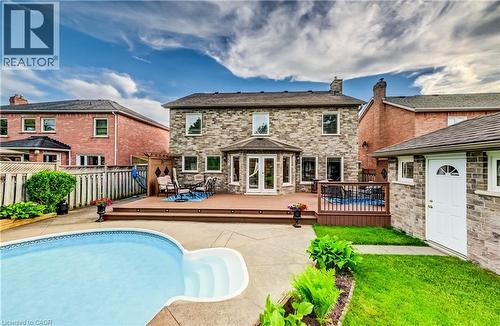 48 Lennox Crescent, Kitchener, ON - Outdoor With In Ground Pool