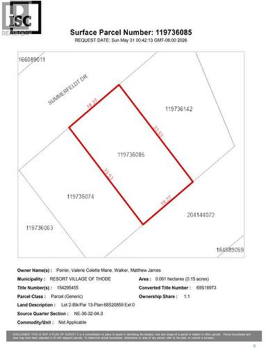 66 Summerfeldt Drive, Thode, SK 