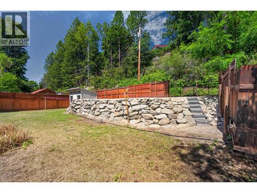 Still a decent amount of yard after construction! - 4535 Mill Road, Naramata, BC 