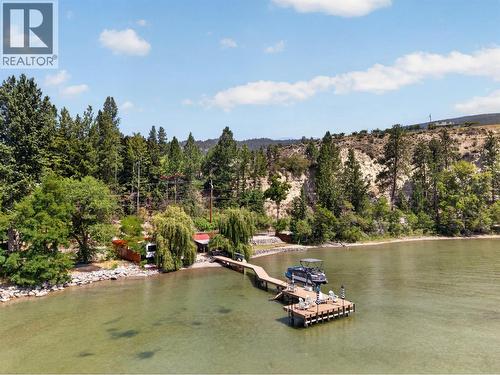 Example of dock at neighbours that is approved for our site just mirror image - 4535 Mill Road, Naramata, BC 