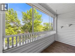 street facing views from the enclosed balcony - 