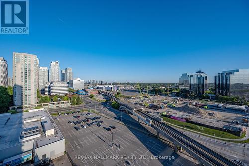 BALCONY - NE VIEW - 1705 - 88 Grangeway Avenue, Toronto, ON 