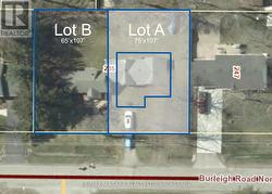 Lot A for sale. Lot B sold separately. - 