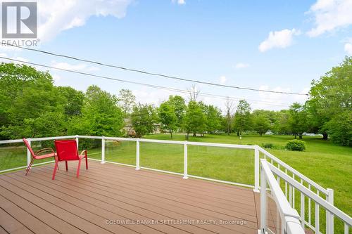 Deck off kitchen/family room - 42 Berry Park Lane, Rideau Lakes, ON 