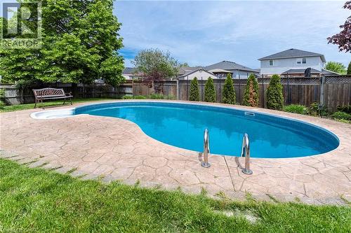 4021 Mountain Street, Beamsville, ON - Outdoor With In Ground Pool With Backyard