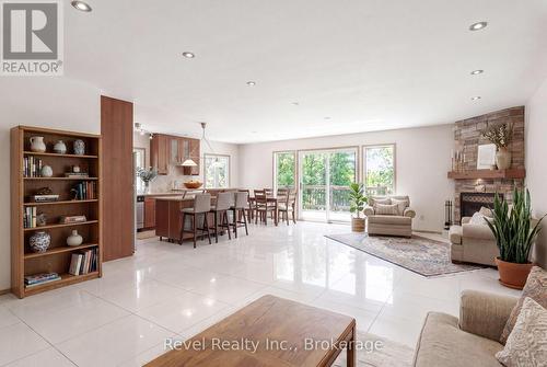 Upper Loft Living Area W/Kitchen, Deck/Fireplace - 75 Meachin Drive, Kawartha Lakes (Verulam), ON 
