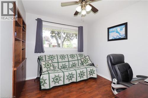 This bedroom is currently being used as an office. - 26 Woodhaven Road, Kitchener, ON 