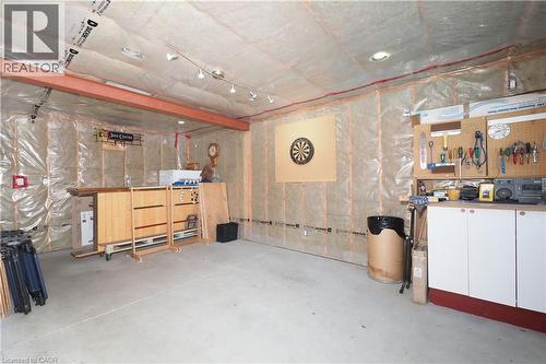 This is the ""Club House"".  Insulated, pre-wired for speakers, internet and is currently heated (baseboard heaters). - 26 Woodhaven Road, Kitchener, ON 