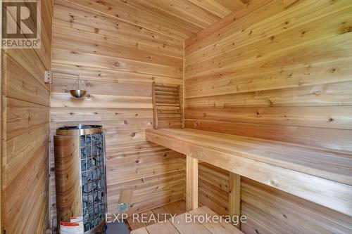 Backyard Sauna Interior - 215 Columbus Avenue, Ottawa, ON 