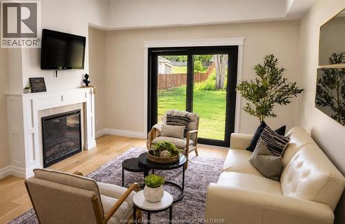 408 Blake Street, Lakeshore, ON - Indoor Photo Showing Living Room With Fireplace