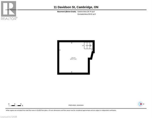 Floor plan - 11 Davidson Street, Cambridge, ON 