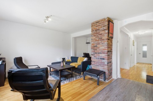 Living Room - 6675 Av. De Montmagny, Montréal (Le Sud-Ouest), QC - Indoor With Fireplace