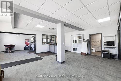 Large show room area with renovated 2 pc bath - 7182 Highway 21, Arran-Elderslie, ON 