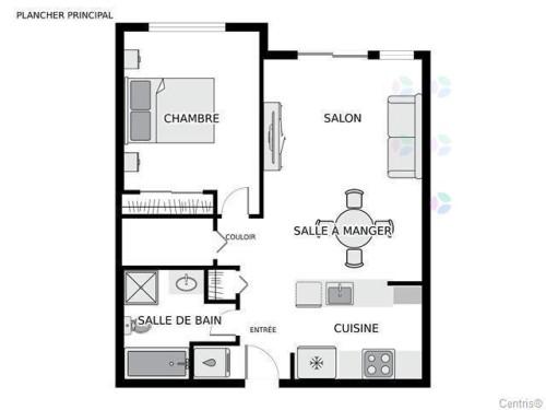 Plan (croquis) - 115-5 Boul. Vauquelin, Longueuil (Le Vieux-Longueuil), QC 