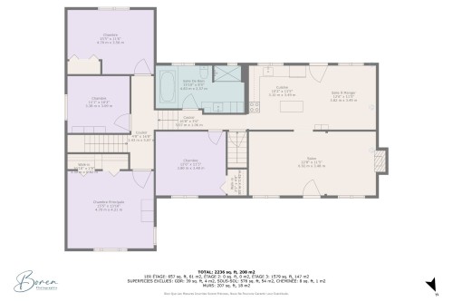 Plan (croquis) - 196 Rue Argyle, Shawville, QC 