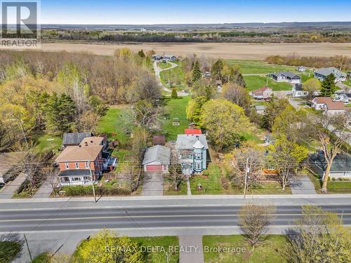 Aerial view from the front. - 132 High Street, Champlain, ON 