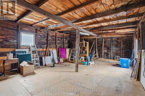 Unfinished loft space above kitchen to make your o - 132 High Street, Champlain, ON 