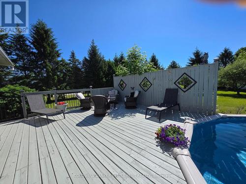 Backyard deck - 12 Cornell Crescent, Elizabethtown-Kitley, ON 