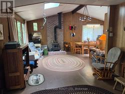 **Large Living Room With Wood Stove** - 