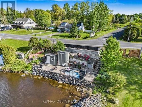 162 Front Road West: Terraced lot. - 162 Front Road W, Champlain, ON 