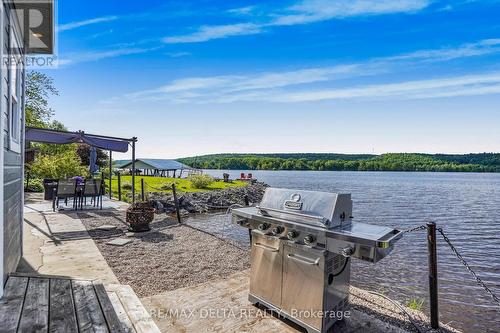 Enjoy BBQs by the waterfront. - 162 Front Road W, Champlain, ON 