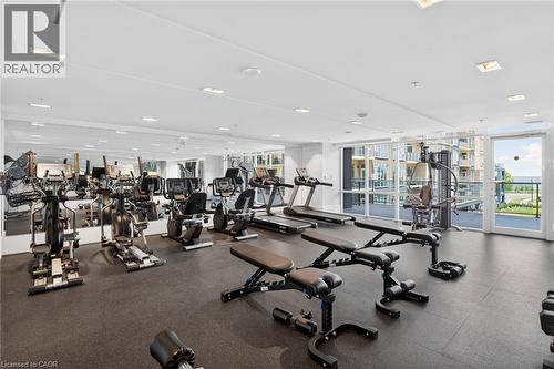 16 Concord Place Unit# 548, Grimsby, ON - Indoor Photo Showing Gym Room