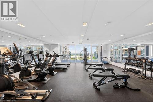 16 Concord Place Unit# 548, Grimsby, ON - Indoor Photo Showing Gym Room