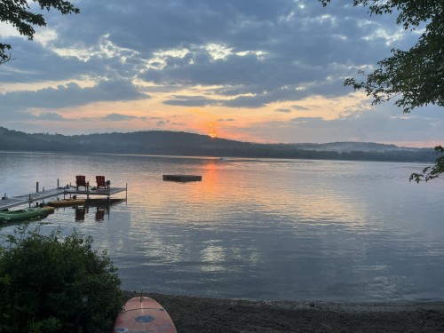 Bord de l'eau - 134 Ch. Leslie, Otter Lake, QC - Outdoor With Body Of Water With View