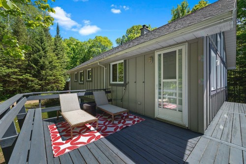 Terrasse - 134 Ch. Leslie, Otter Lake, QC - Outdoor With Deck Patio Veranda With Exterior
