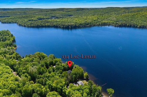 Photo aérienne - 134 Ch. Leslie, Otter Lake, QC - Outdoor With Body Of Water With View