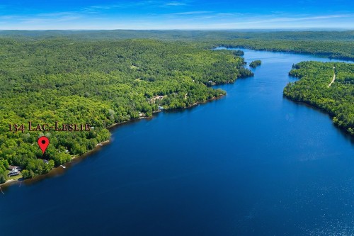 Photo aérienne - 134 Ch. Leslie, Otter Lake, QC - Outdoor With Body Of Water With View