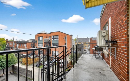 Balcony - 4224 Rue De Bellechasse, Montréal (Rosemont/La Petite-Patrie), QC - Outdoor With Exterior