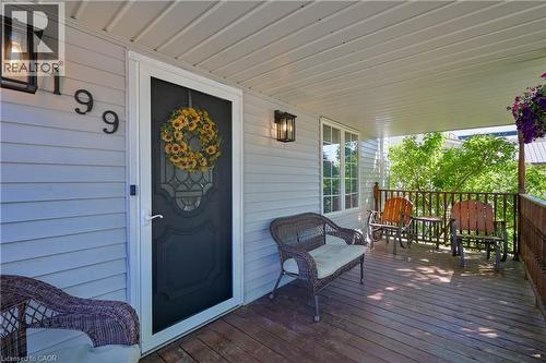Porch - 199 Winstanley Street, Monkton, ON - Outdoor With Deck Patio Veranda With Exterior