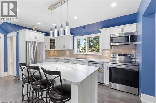 Kitchen - 199 Winstanley Street, Monkton, ON - Indoor Photo Showing Kitchen With Upgraded Kitchen