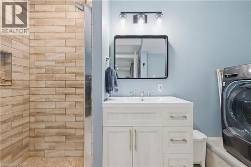 Main Floor 3 Piece Bathroom and Laundry Room - 199 Winstanley Street, Monkton, ON - Indoor Photo Showing Laundry Room