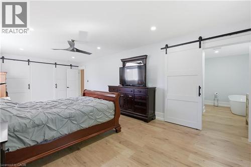 Primary Bedroom - 199 Winstanley Street, Monkton, ON - Indoor Photo Showing Bedroom