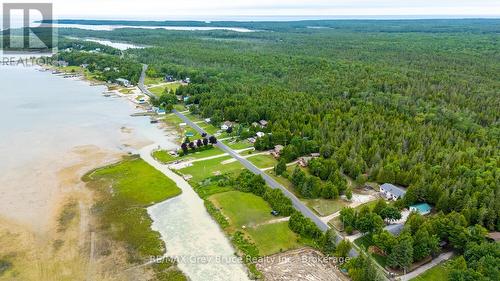 Public water access across the road! - 68 Tamarac Road, Northern Bruce Peninsula, ON 