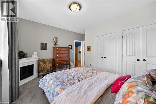 Beadboard Double closet doors! - 6 Gaddye Lane, Binbrook, ON - Indoor Photo Showing Bedroom