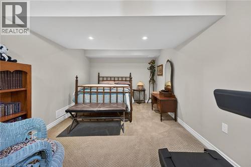 Second bedroom featured in lower level.  Ideal for overnight visitors. - 6 Gaddye Lane, Binbrook, ON - Indoor Photo Showing Bedroom