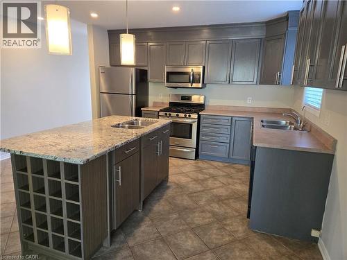 73 Foxtail Avenue, Welland, ON - Indoor Photo Showing Kitchen With Double Sink