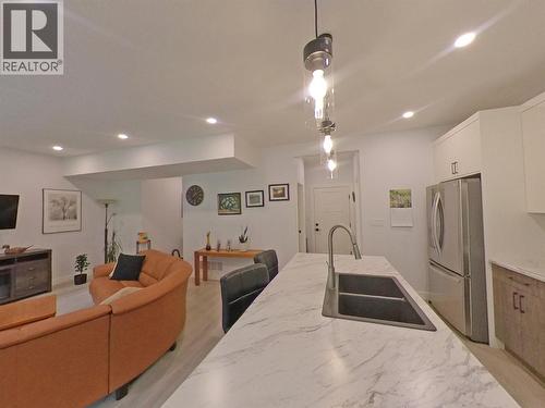 2744 Cedar Ridge Street, Lumby, BC - Indoor Photo Showing Kitchen With Double Sink