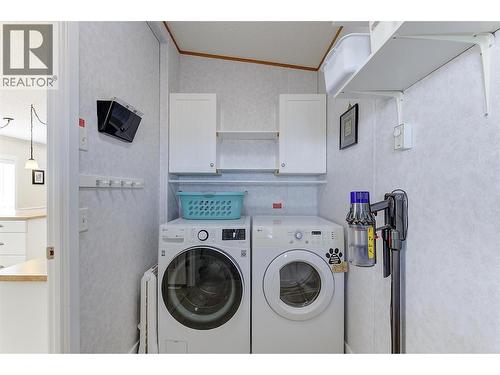 Laundry Room with Storage - 2440 Old Okanagan Highway Unit# 1304, West Kelowna, BC 