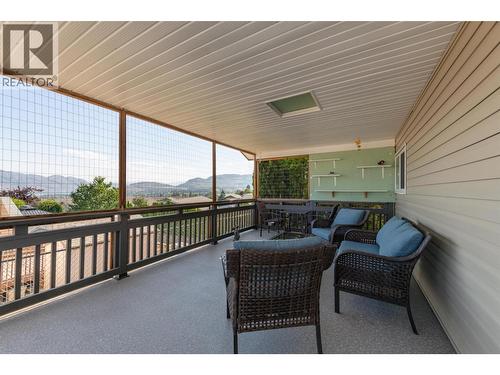 Peaceful Deck at Back of the Home - 2440 Old Okanagan Highway Unit# 1304, West Kelowna, BC 