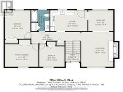 Upper-level floor plan - 