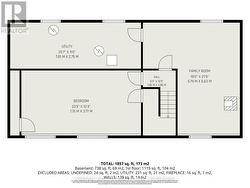 Lower-level floor plan - 